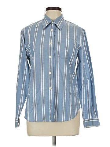 Casual Corner Long Sleeve Button-Down Shirt (view 1)