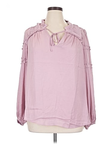 City Chic Long Sleeve Blouse (view 1)