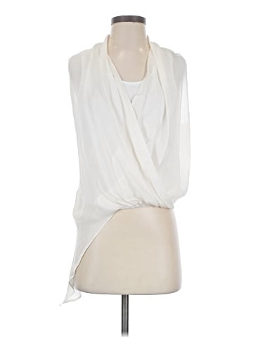 HEATHER Sleeveless Silk Top (view 1)