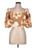 Dynamite Orange 3/4 Sleeve Blouse Size L - photo 1