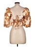 Dynamite Orange 3/4 Sleeve Blouse Size L - photo 2
