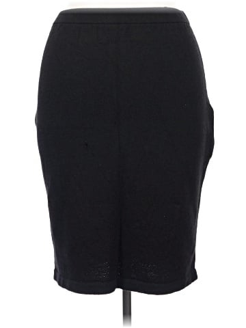 St. John Caviar Wool Skirt (view 2)