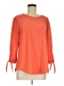 Ruby Rd. Orange 3/4 Sleeve Blouse Size M - photo 1