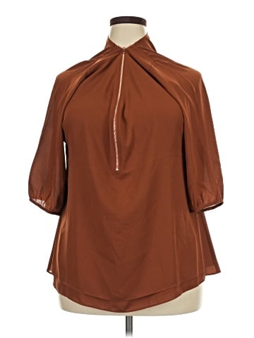 City Chic 3/4 Sleeve Blouse (view 1)