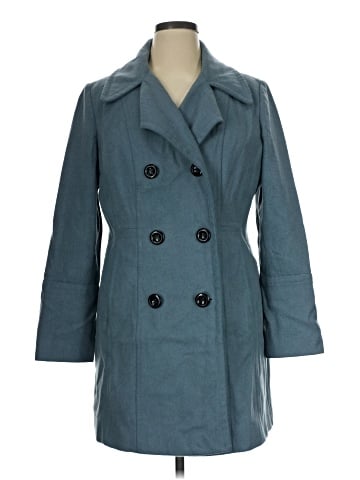 Anne Klein Wool Coat (view 1)
