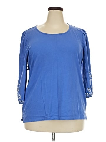 Talbots 3/4 Sleeve Top (view 1)