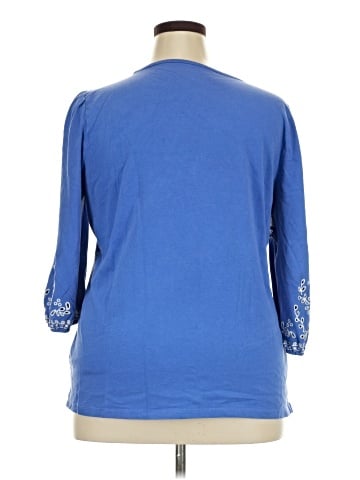 Talbots 3/4 Sleeve Top (view 2)
