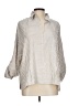 Max Studio Stripes Ivory 3/4 Sleeve Blouse Size L - photo 1