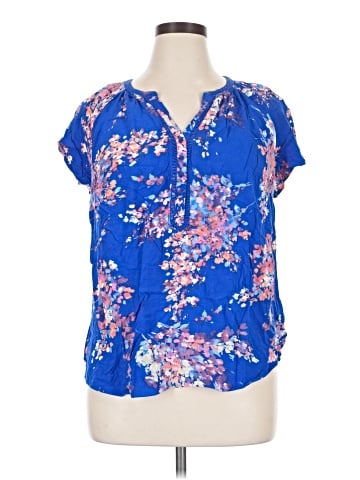 St. John's Bay Short Sleeve Blouse (view 1)