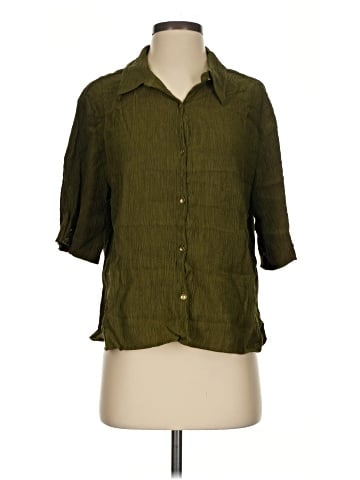 Sessun 3/4 Sleeve Button-Down Shirt (view 1)