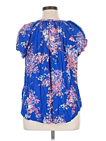 St. John's Bay Short Sleeve Blouse (view 2)