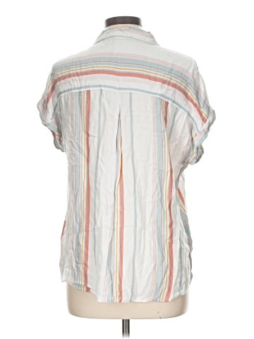 Cosmic Blue Love Short Sleeve Blouse (view 2)