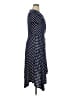 Perceptions Polka Dots Blue Casual Dress Size 16 - photo 4