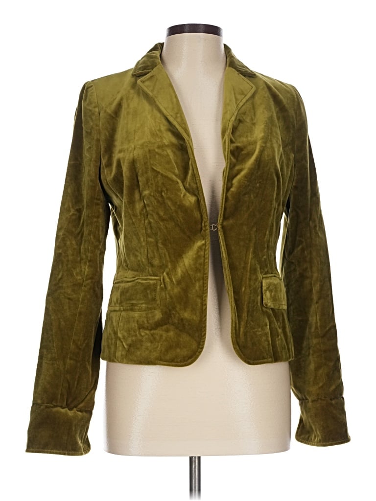 Pre-owned Jcrew Blazer Jacket In Green