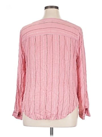 a.n.a. A New Approach Long Sleeve Blouse (view 2)