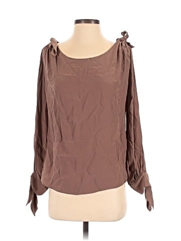 Leona by Lauren Leonard 3/4 Sleeve Silk Top (view 1)