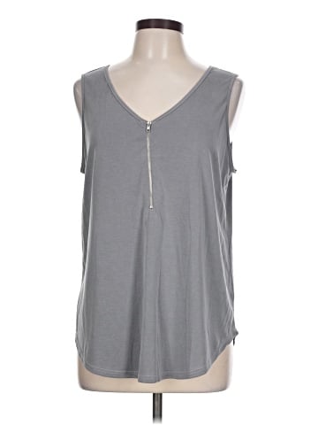 Green Envelope Sleeveless Top (view 1)