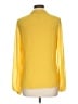 DAILYLOOK 100% Polyester Yellow Long Sleeve Blouse Size L - photo 2