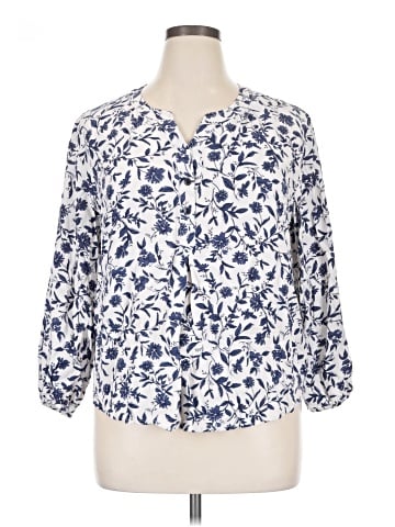 Old Navy 3/4 Sleeve Blouse (view 1)