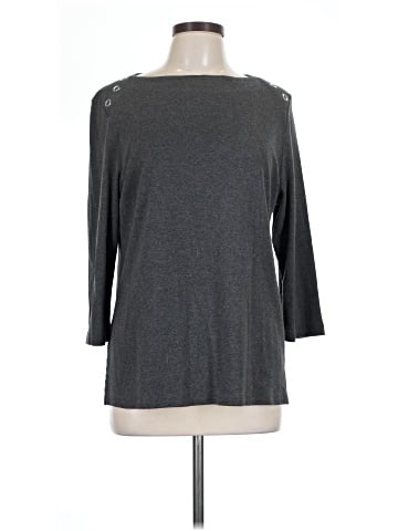 Karen Scott 3/4 Sleeve Top (view 1)