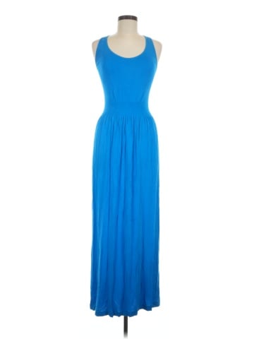 Aqua Blues Casual Dress (view 1)