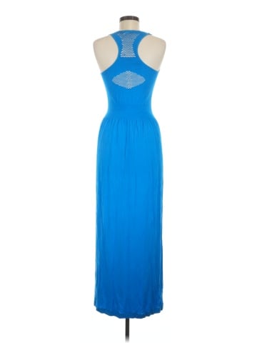 Aqua Blues Casual Dress (view 2)