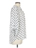 DR2 100% Polyester White 3/4 Sleeve Blouse Size L - photo 4