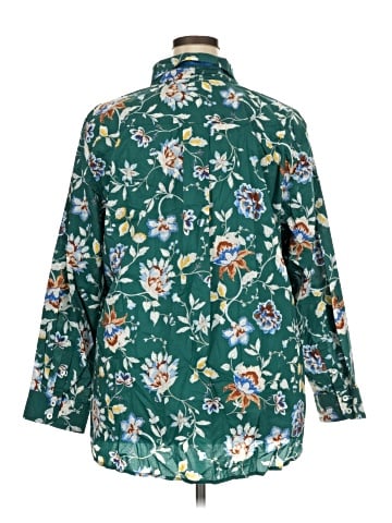 Talbots Long Sleeve Button-Down Shirt (view 2)