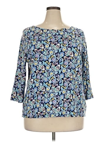 Talbots Outlet 3/4 Sleeve T-Shirt (view 1)