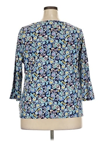 Talbots Outlet 3/4 Sleeve T-Shirt (view 2)