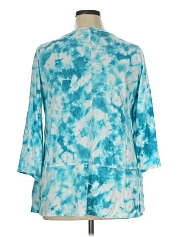 LOGO by Lori Goldstein Long Sleeve Blouse (view 2)
