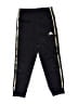 Adidas 100% Polyester Black Track Pants Size 6 - photo 1