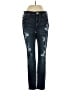 True Religion Hearts Blue Jeans Size 27 waist - photo 1