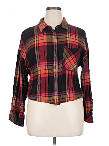 Sanctuary Long Sleeve Button-Down Shirt (view 1)