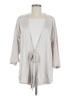 Hue 100% Polyester Silver Ivory Kimono Size M - photo 1