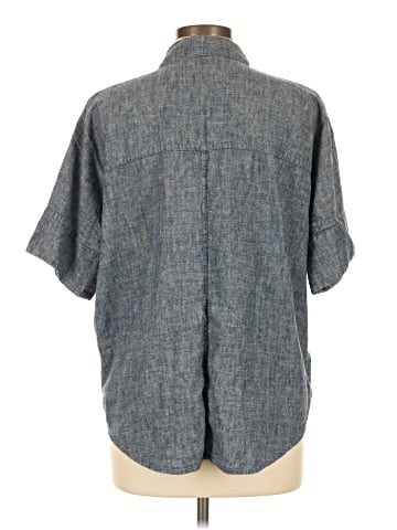 Eileen Fisher Short Sleeve Button-Down Shirt (view 2)