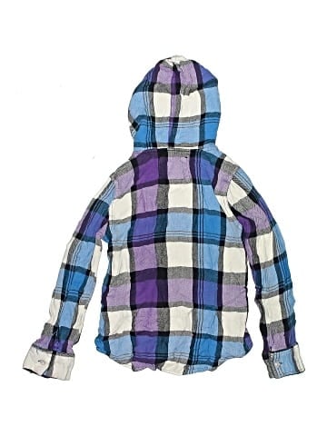 Justice Long Sleeve Button-Down Shirt (view 2)