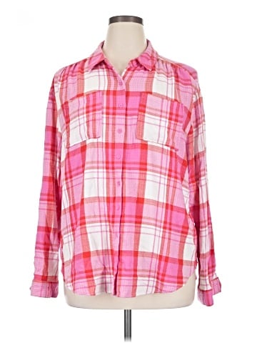 Cato Long Sleeve Button-Down Shirt (view 1)