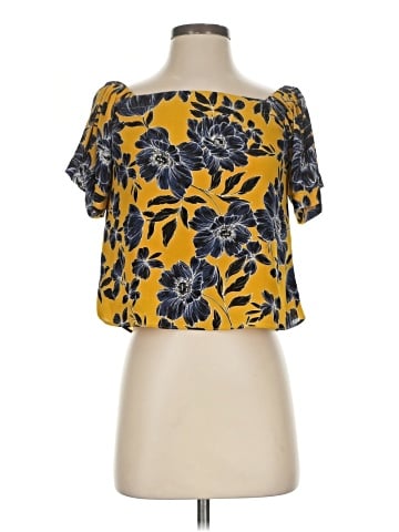 Olivaceous Short Sleeve Blouse (view 1)