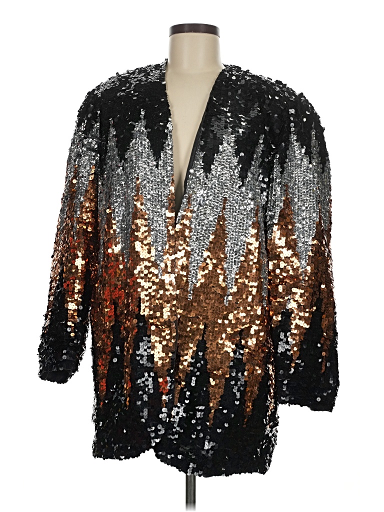 Pre-owned Assorted Brands Jacket In Gold