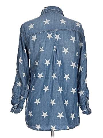 SNEAK PEEK Long Sleeve Button-Down Shirt (view 2)