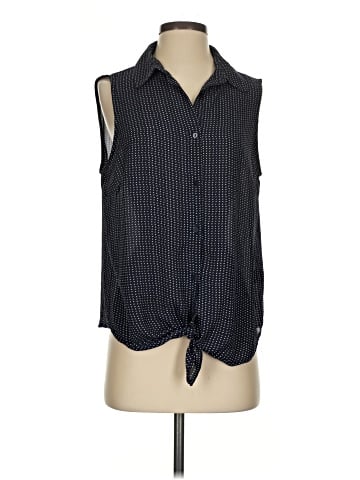 Adrianna Papell Sleeveless Button-Down Shirt (view 1)
