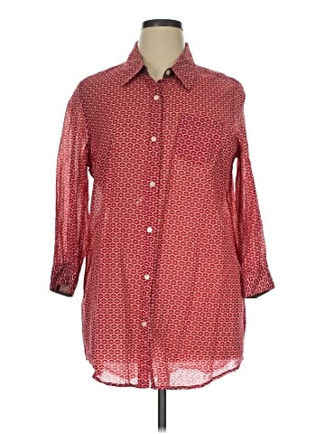 Rebecca Moses 3/4 Sleeve Button-Down Shirt (view 1)