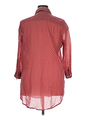 Rebecca Moses 3/4 Sleeve Button-Down Shirt (view 2)
