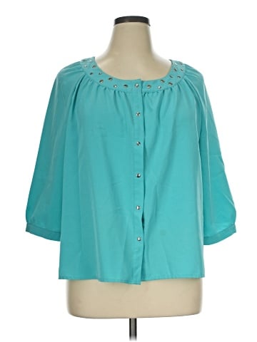 Kathy Che 3/4 Sleeve Blouse (view 1)