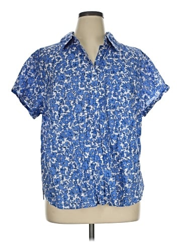 St. John's Bay Short Sleeve Blouse (view 1)