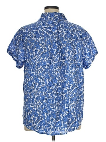 St. John's Bay Short Sleeve Blouse (view 2)