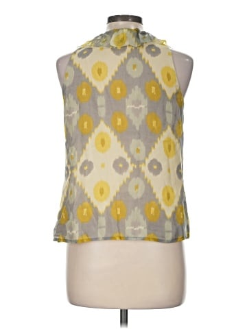 Lela Rose Sleeveless Silk Top (view 2)