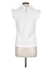 Sandro 100% Polyester White Short Sleeve Top Size Lg (3) - photo 2