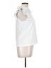 Sandro 100% Polyester White Short Sleeve Top Size Lg (3) - photo 4